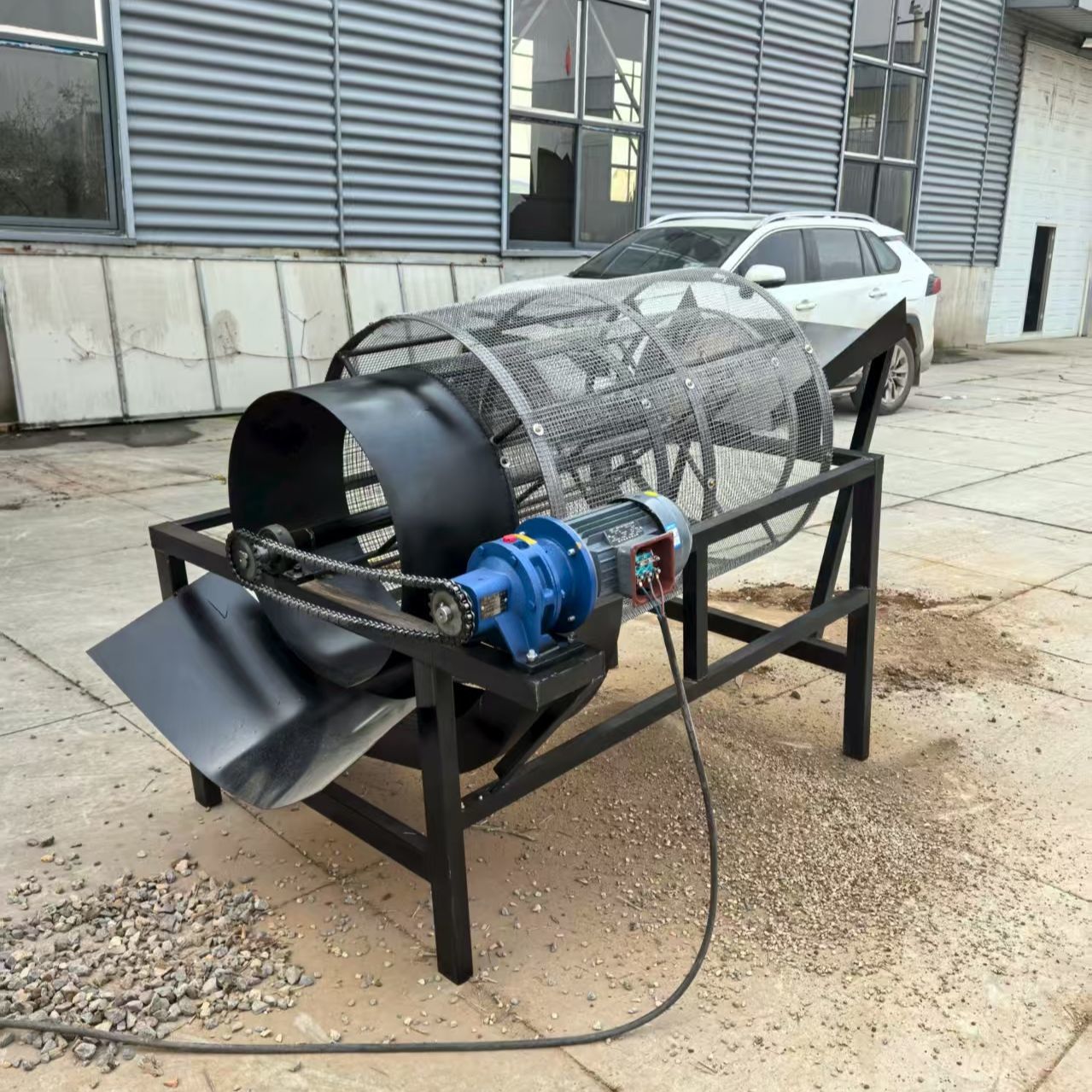 小型无轴有轴滚筒筛沙机木屑锯末六角药材颗粒艾绒筛分筛选机厂家