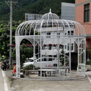 欧式铁艺超大型鸟笼婚庆装饰摆件户外公园景区广场庭院巨型鸟笼子