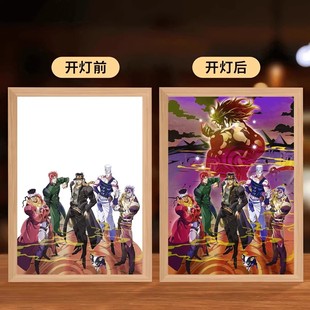 发光相框双面女朋友学生亮灯氛围夜晚友礼卧室情侣生日礼物夜灯