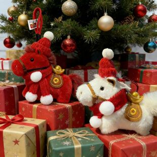 包上的装饰小挂件2026新款新年小马书包包挂件超可爱钥匙扣送女友