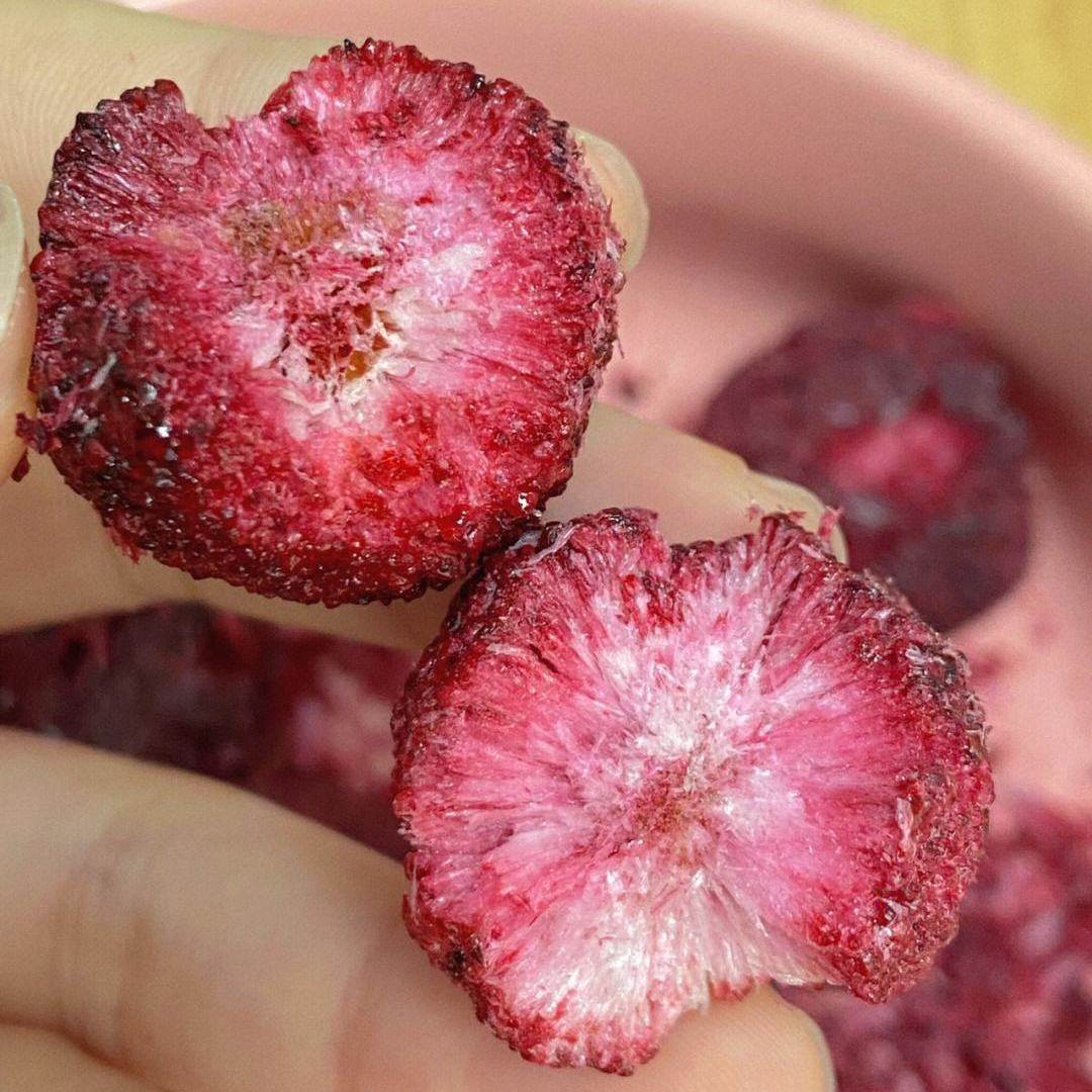 冻干杨梅脆100g/500g脱水即食水果干果蔬脆儿童孕妇不胖的零食