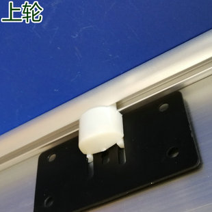 铝合金移门滑轮大衣柜橱柜推拉门用378凸轮380凹轮静音轨道尼龙轮