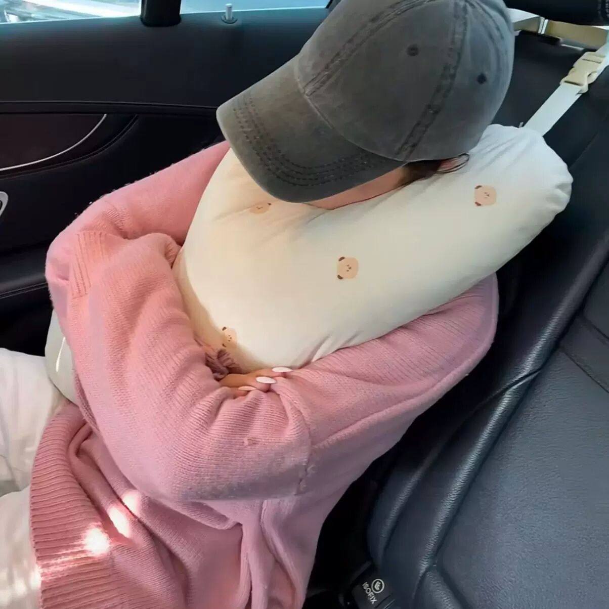 儿童车载睡觉神器汽车抱枕头护颈枕头护肩套车内後排安全带防勒脖,床上用品,U型枕/便携枕,淘宝优惠券,粉丝福利购,淘宝优惠卷