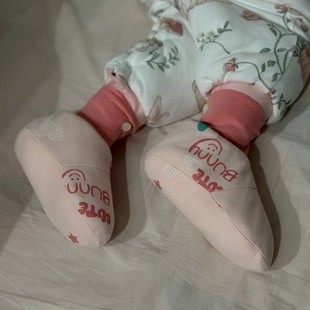 宝宝睡袋脚套 婴儿睡觉袜秋冬护脚儿童纯棉鞋加厚保暖空调房防风