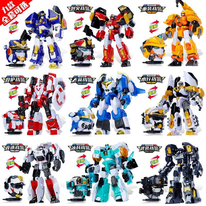 正版迷你特工队7之超级战警力量激光手枪套装声光武器儿童玩具男