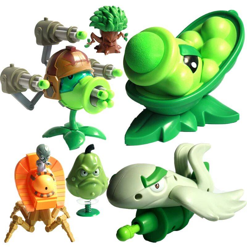 植物大战僵尸玩具7孔加特林机枪豌豆射手巨人全套装模型男孩儿童,玩具/童车/益智/积木/模型,仿真/动物玩偶,淘宝优惠券,粉丝福利购,淘宝优惠卷