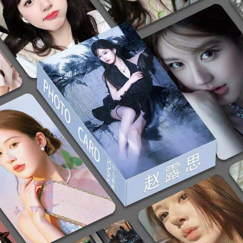 55张赵露思明星写真高颜值精美小卡片卡册卡膜LOMO三寸珍藏卡镭射,文具电教/文化用品/商务用品,贺卡/明信片,淘宝优惠券,粉丝福利购,淘宝优惠卷