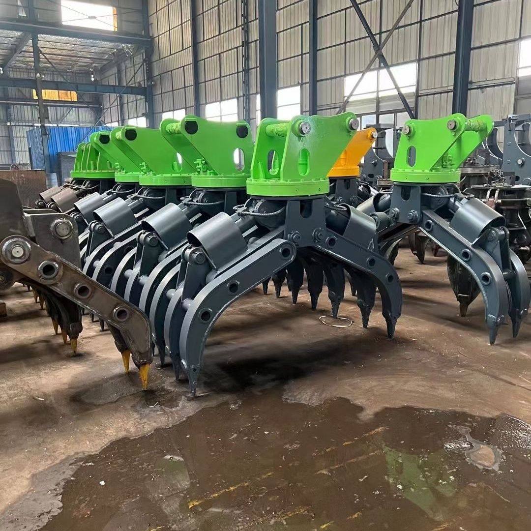 液压旋转抓3+2机械抓4+3抓钢机加重夹具挖机抓具夹子液压抓旋转夹,五金/工具,挖掘机,淘宝优惠券,粉丝福利购,淘宝优惠卷