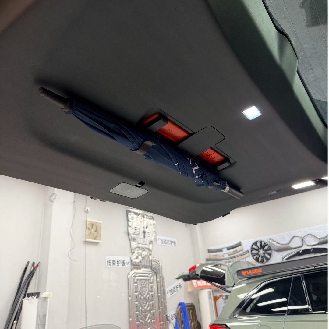 适用于高山7/8/9后备箱雨伞挂钩雨伞收纳架告别车内湿乱车载储物