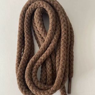 男士运动裤腰带绳加长加粗棉麻绳米色休闲短裤头抽绳打结卫衣绳女