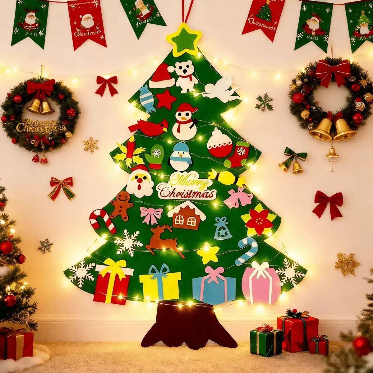 New Christmas Creative Handmade DIY Felt Christmas Tree  Chr