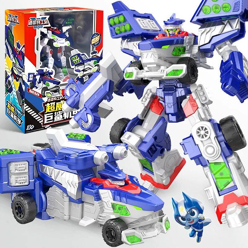 正版迷你特工队5之超威能量巨鲨机甲儿童三合体变形玩具男孩礼物,玩具/童车/益智/积木/模型,儿童机器人/变形玩具,淘宝优惠券,粉丝福利购,淘宝优惠卷