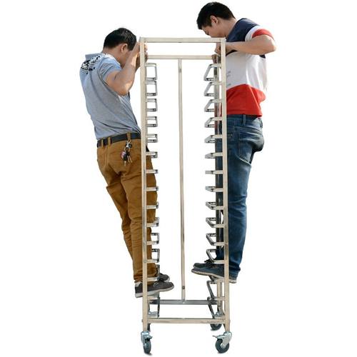 商用不锈钢加厚烤盘架子车12/15/30层烘培蛋糕房货架烤盘车面包架