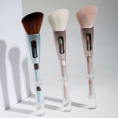 多功能便携式四合一柔软不伤肤修容刷唇刷眼影刷初学者化妆刷套刷