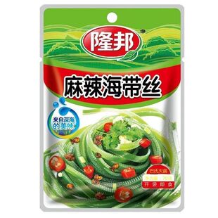 隆邦麻辣海带丝开袋即食下饭菜拌饭麻辣咸菜零食凉拌小包装60g/包