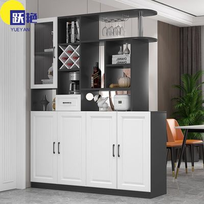 欧式酒柜玄关柜门厅柜客厅隔断柜入门屏风鞋柜一体收纳置物柜简约