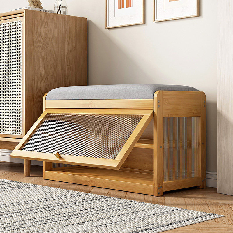 换鞋凳家用门口坐凳一体鞋柜实木软包坐垫长条凳小户型可储物鞋架,住宅家具,换鞋凳,淘宝优惠券,粉丝福利购,淘宝优惠卷