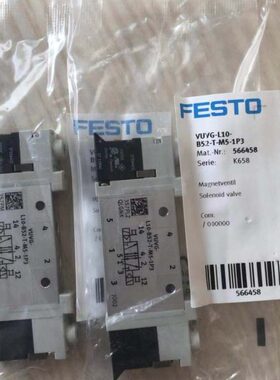 德国FESTO 电磁阀 VUVG-L10-M52-RT-M5-1P3 566457 566458 现货