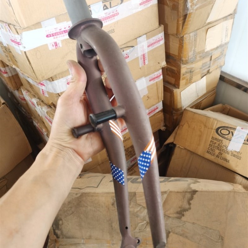 D行原来铬钼钢20寸A406折叠自行车前叉