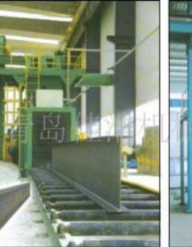 厂家供应钢结构辊道通过式清理机QH6918 定 制抛丸清理机可定 制