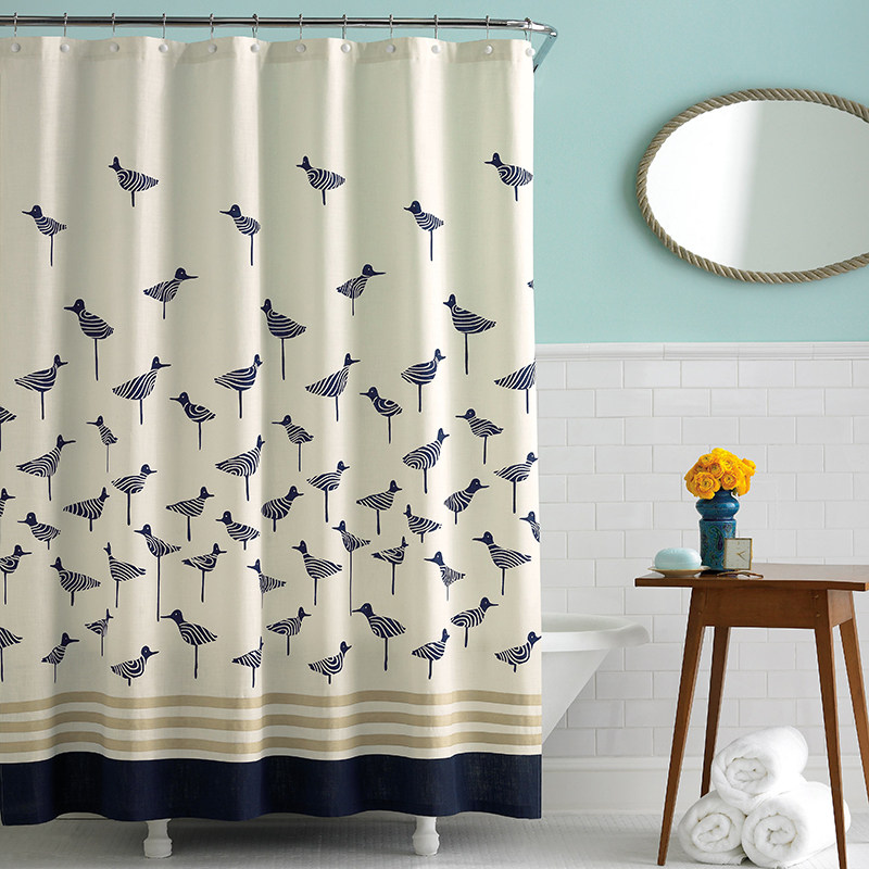 浴帘美式特惠简约涤纶布加厚防水防霉浴室卫生间窗帘隔断帘萨娜罗,家庭/个人清洁工具,浴帘,淘宝优惠券,粉丝福利购,淘宝优惠卷