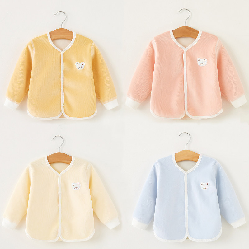 婴儿外套秋冬季加绒开衫新生儿衣服保暖单件上衣长袖宝宝秋装加厚,童装/婴儿装/亲子装,普通外套,淘宝优惠券,粉丝福利购,淘宝优惠卷