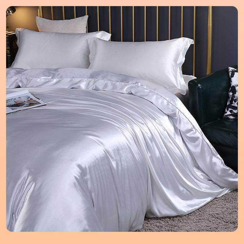 ψ奢华真丝四件套双面桑蚕丝绸缎被套冰丝丝绸床单床笠床上用品,收纳整理,烫衣板及配件,淘宝优惠券,粉丝福利购,淘宝优惠卷
