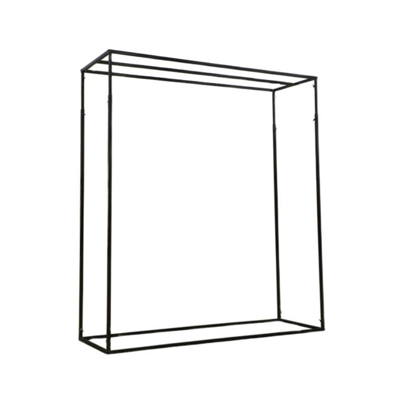 S588新款婚庆铁艺屏风架子舞台摆件户外装饰花架婚礼背景方形拱门