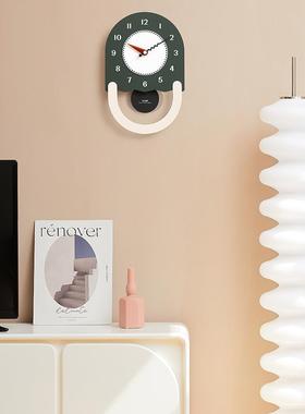 wozoom屋准时钟表挂钟客厅家用时尚现代简约大气网红个性创意