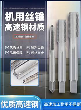 直槽螺纹高速钢HSS机用丝锥M40M41M42M43M44公制丝攻