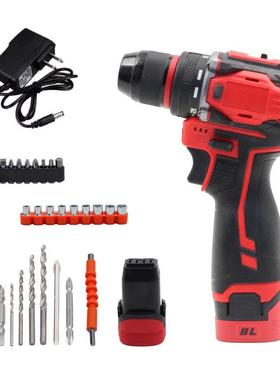 16.8V锂电钻无刷大功率小钢炮起拧钻孔多功能手电钻