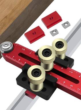 台锯倒装滚轮快速切割限位靠山木工工作台切割压料进料辅助工具