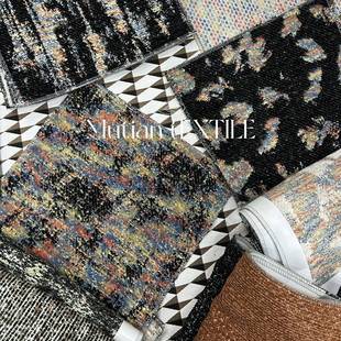 门幅145cm幻彩貂绒面料彩色貂绒长毛绒秋冬面料抱枕布服装 面料