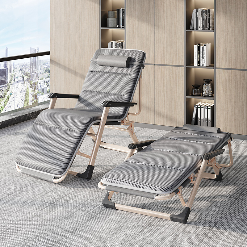 躺椅办公室午休午睡折叠床家用z单人阳台靠背懒人休闲夏天沙滩椅