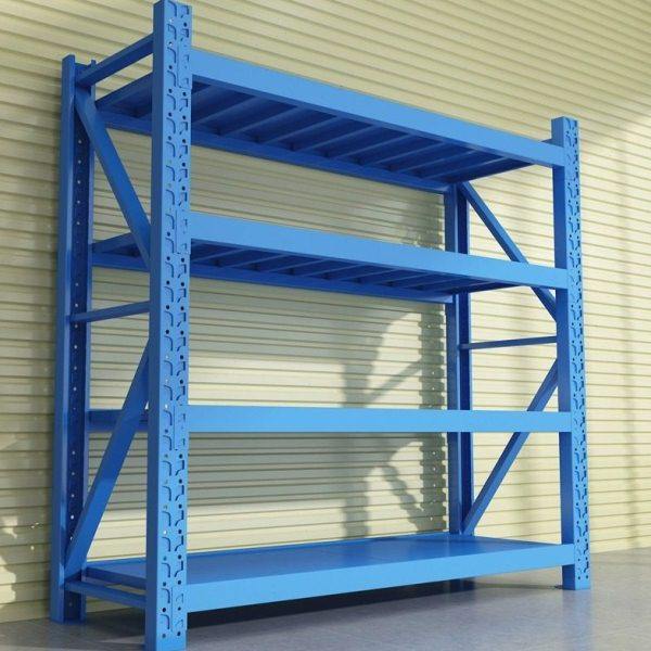 蓝色家用货架置物架多层落地仓库阳台储藏室杂物间超市钢制收纳架,厨房/烹饪用具,微波炉置物架,淘宝优惠券,粉丝福利购,淘宝优惠卷