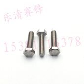 1百 不锈钢304外六角螺栓M10 外六角螺丝M10x80螺栓m10