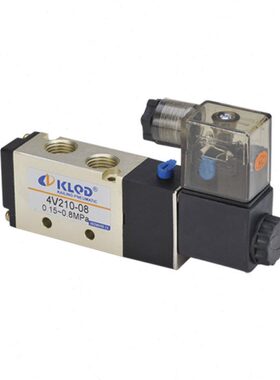 开灵电磁阀4V210-08 0.15~0.85MPA  气缸电磁阀
