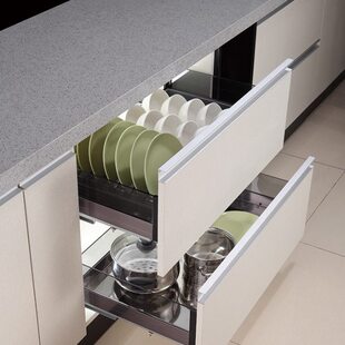 德系凯斯宝马拉篮黑晶魔法碗盘篮锅篮厨房厨柜橱柜储物置物收纳