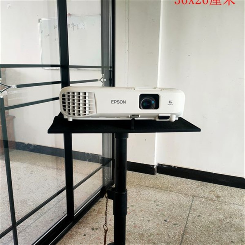 高档投影仪支架通用型公司家用三C角支架轻便金属落地升降支架加