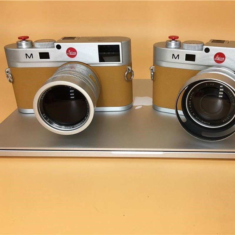 爱马棕黄徕卡复古相机模型样F板房摆件展示模特摄影道具