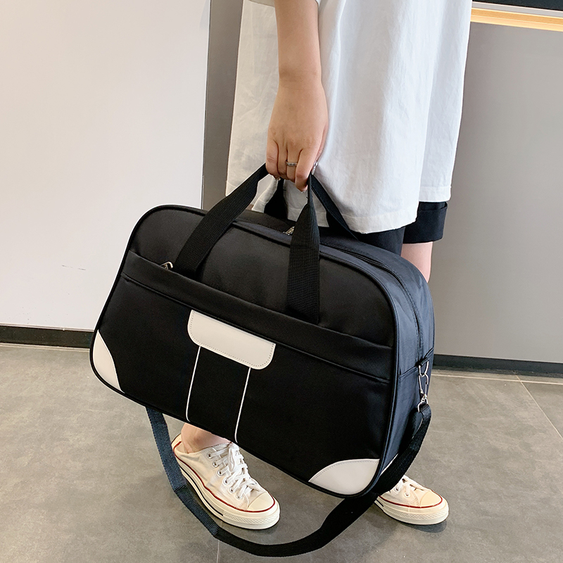 手提行李袋短途旅游包轻便防水z单肩健身包装衣物收纳包男女旅行