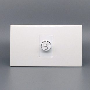 单调速开关 一位单联调速风扇吊扇旋钮速度调节控制器面板120型