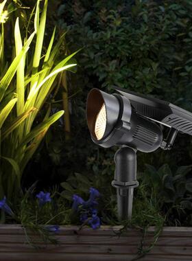 太阳能插地灯5W花园别墅小区景观园林草坪投光灯射灯led灯庭院