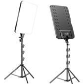 直播补光灯便携室内拍照氛围柔光可调节三色全面屏29寸方形平板灯