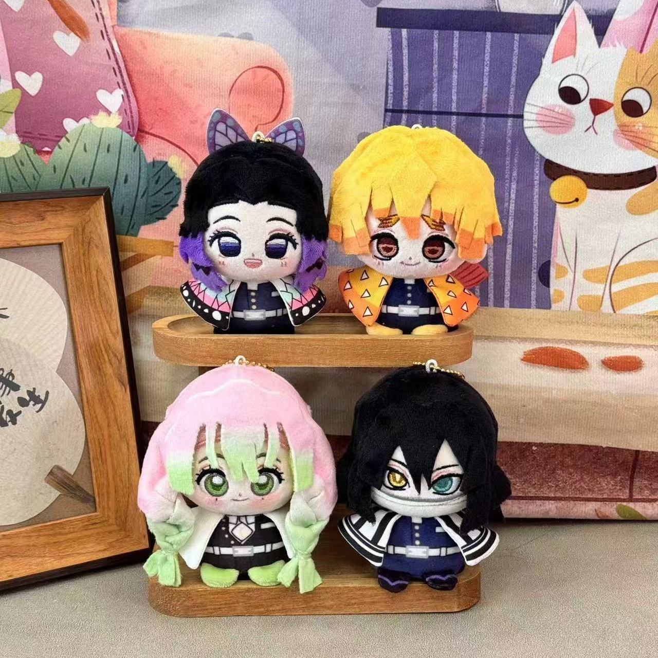 我妻善逸小芭内蜜璃蝴蝶忍坐姿娃