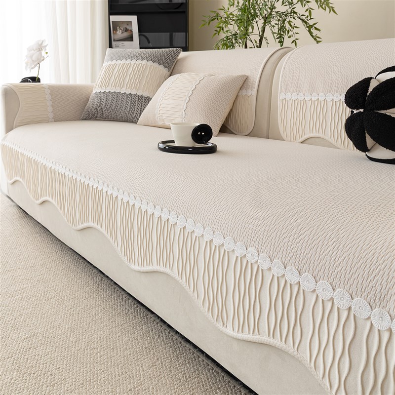 异形沙发垫2025新款轻奢高级感防滑坐垫子四季通用V直排皮沙发套