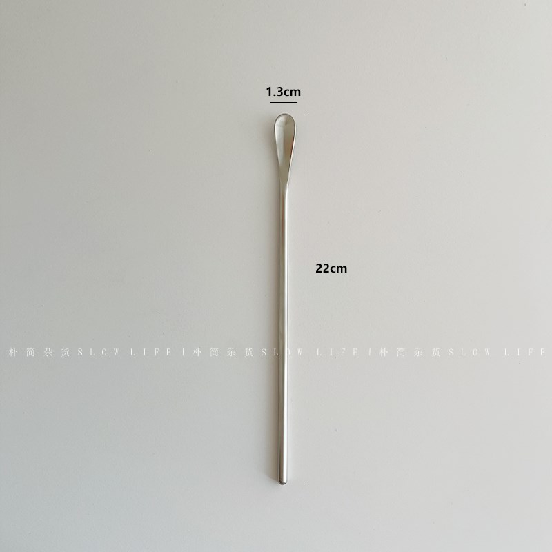 好看实用 30h4不锈钢搅拌勺 咖啡勺蜂蜜勺饮品搅拌棒长柄调羹勺