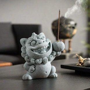 国潮创意装 线香香插香托底座香炉托盘中式 饰品 事事如意