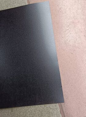 PC胶片单面磨砂PC片材黑色 0.5 0.8 1 1.5 2MM厚透明PC塑料板