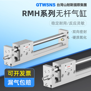 WSNS山耐斯控股集团公司RMH无杆气缸磁偶式带导轨长程10/100S